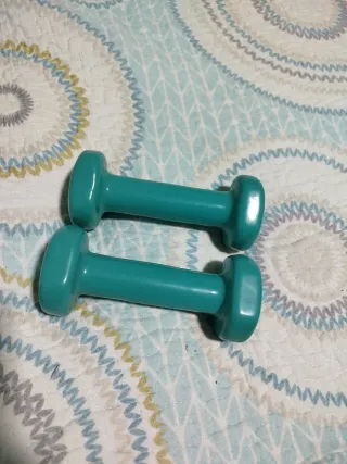 Mancuernas 1kg Verdes (Par)