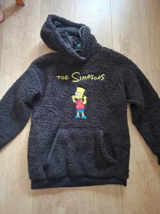 Sudadera Negra The Simpsons Bart