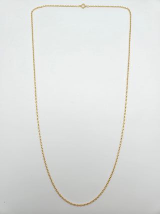 Cadena de Oro 18K, Bilbao Maciza, 6,9gr, 67cm