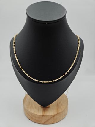 Cadena de Oro 18K, Bilbao Maciza, 6,9gr, 67cm