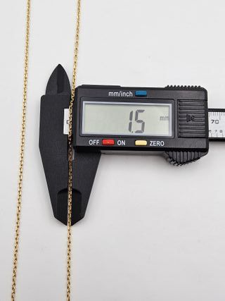 Cadena de Oro 18K, Bilbao Maciza, 6,9gr, 67cm