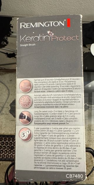 Spazzola Lisciante Remington Keratin Protect