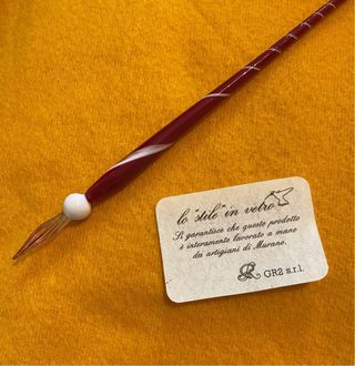 Pennino in vetro di Murano (Venezia-Italia)