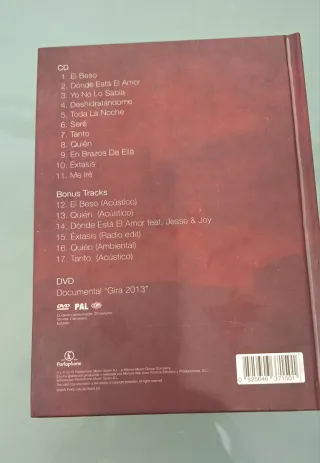 CD y dvd de Pablo Alborán - Tanto