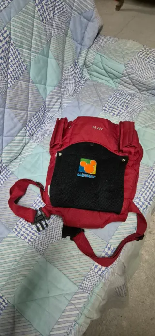 Mochila Portabebés Disney Roja