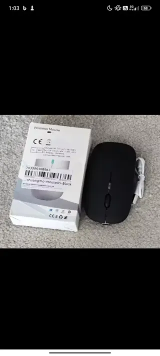 Mouse Wireless Shuangmo Nero