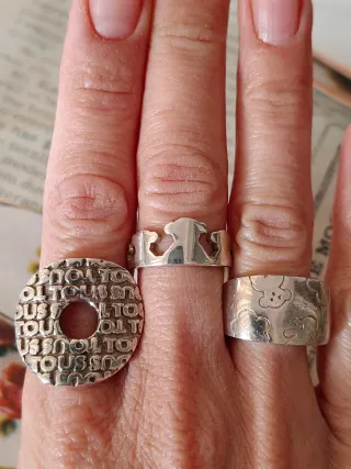 Anillos Tous 25€,35€