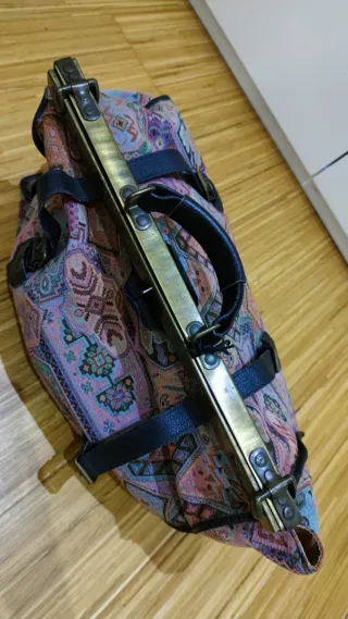 Bolso viaje vintage estampado