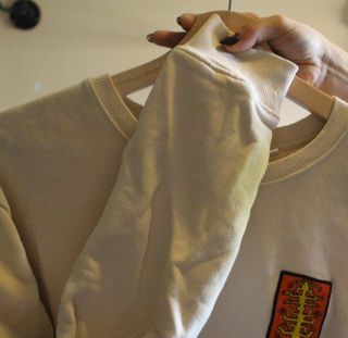 Sudadera Zara Beige Talla L