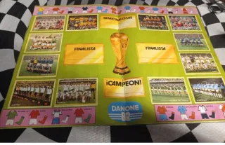 Álbum Cromos Fútbol en Acción Danone 82