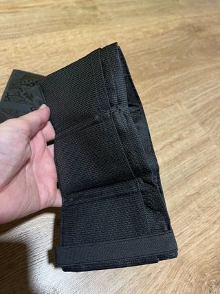 Cartera GUGGIARI cuero negra monedero tarjetero