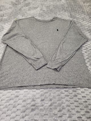 Polo Ralph Lauren Camiseta Manga Larga Gris Talla