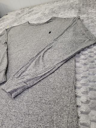 Polo Ralph Lauren Camiseta Manga Larga Gris Talla