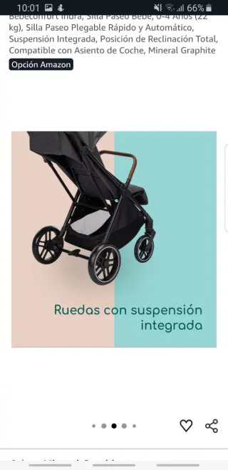 Carrito  marca Bebeconfort, modelo Indra 0m+ / 4y