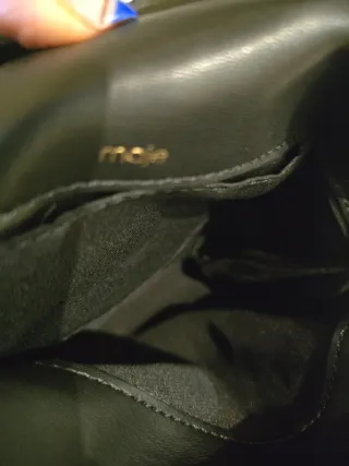 Bolso Maje Negro con Flecos