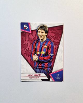 Cromo Lionel Messi Topps SuperStars FC Barcelona