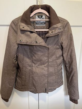 Abrigo marrón mujer