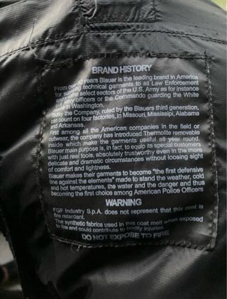 Giubbotto Blauer nero taglia L