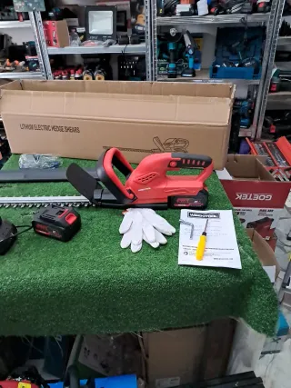 Tagliasiepe a doppia batteria 21V