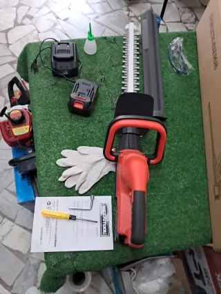 Tagliasiepe a doppia batteria 21V