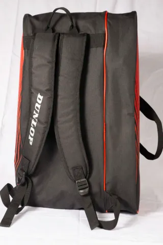 Paletero Dunlop Negro y Rojo