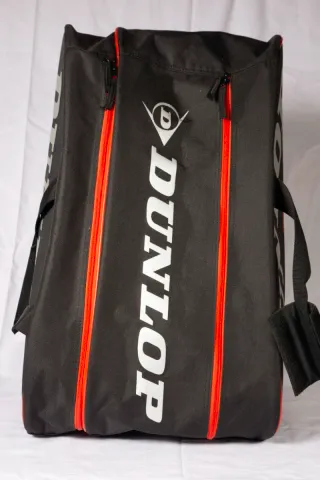 Paletero Dunlop Negro y Rojo