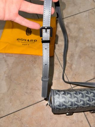 Tracolla Goyard Belvedere Grigia