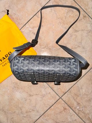 Tracolla Goyard Belvedere Grigia
