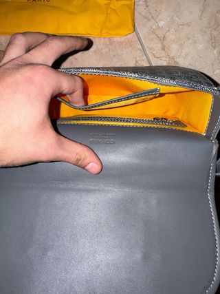 Tracolla Goyard Belvedere Grigia