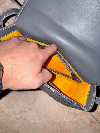 Tracolla Goyard Belvedere Grigia