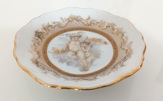 Piattino Svuotatasche Porcellana Maba Limo Cherubi