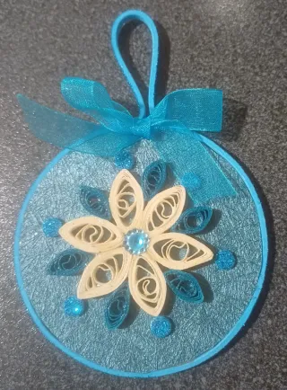 Decorazione natalizia fiocco di neve