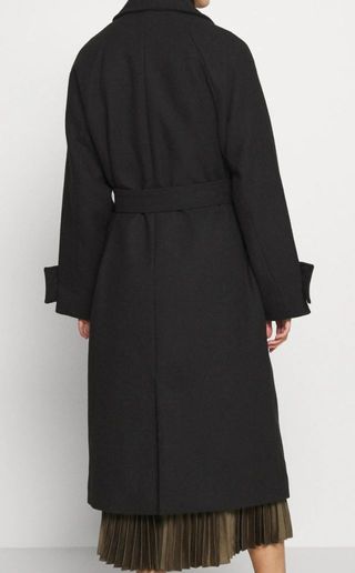 Abrigo largo MONKI negro Talla XXS