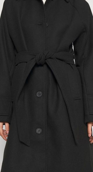 Abrigo largo MONKI negro Talla XXS