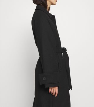 Abrigo largo MONKI negro Talla XXS