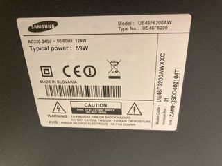 Samsung LED 46 UE46F6200AW TV