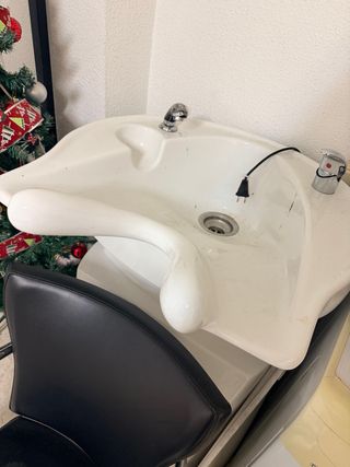 Lavacabezas profesional blanco