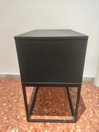 Mesita Noche Ikea Vikhammer Negra