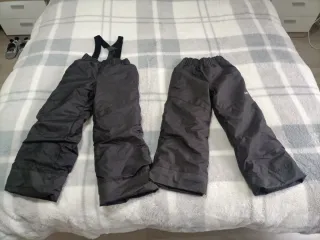 1par de Pantalones de nieve o montaña niñaTalla6-8