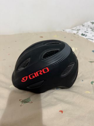 Casco Giro Infantil Negro