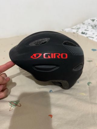 Casco Giro Infantil Negro