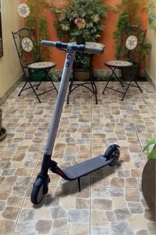 Patinete Eléctrico Gris y Negro