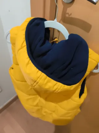 Chaleco niño TEX amarillo y azul