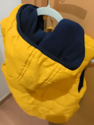 Chaleco niño TEX amarillo y azul