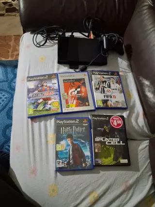 Playstation 2 Nera con 5 Giochi