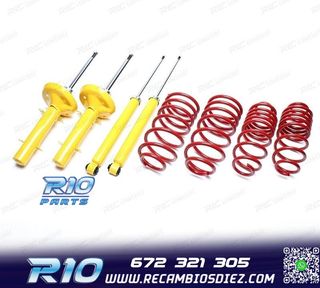 KIT SUSPENSIÓN DEPORTIVA PARA FIAT