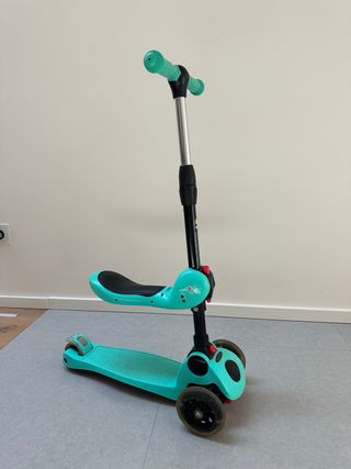 Patinete infantil 3 ruedas con asiento