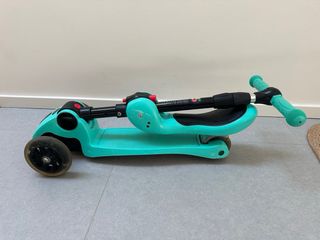 Patinete infantil 3 ruedas con asiento