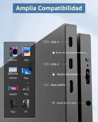 Monitor Portátil YODOIT 16.1" FHD 1920x 1200