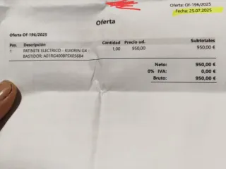 Patinete Eléctrico Kukirin G4